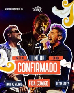 Mondial De La Biere: Banda Mais do Mesmo + Fica Comigo + Ultra Hertz