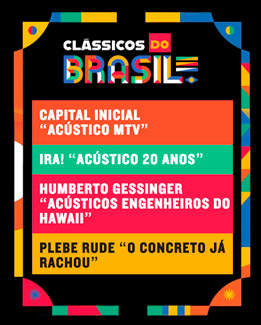Capital Inicial, Ira!, Humberto Gessinger e Plebe Rude comandam a noite do rock