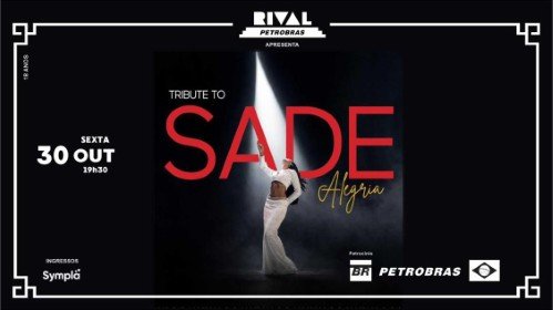 Alegria no Show Tribute to Sade