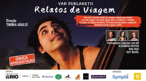 Van Furlanetti em Relatos de Viagem (Cidade das Artes)