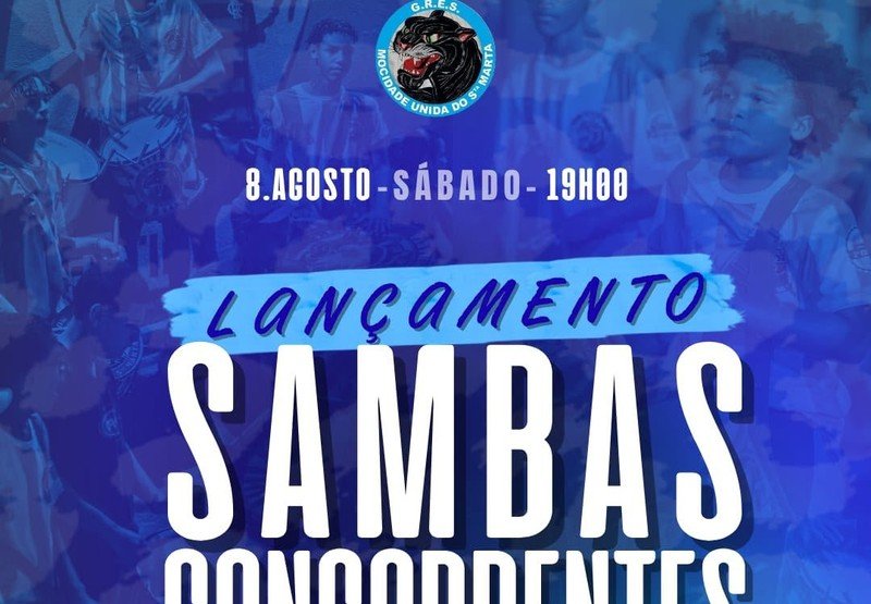 Santa Marta lança sambas e apresenta novo mestre-sala em festa no sábado