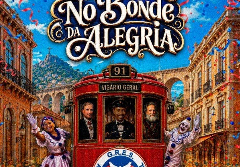 Vigário Geral vai sacudir a Sapucaí com viagem histórica pelos trilhos do Rio