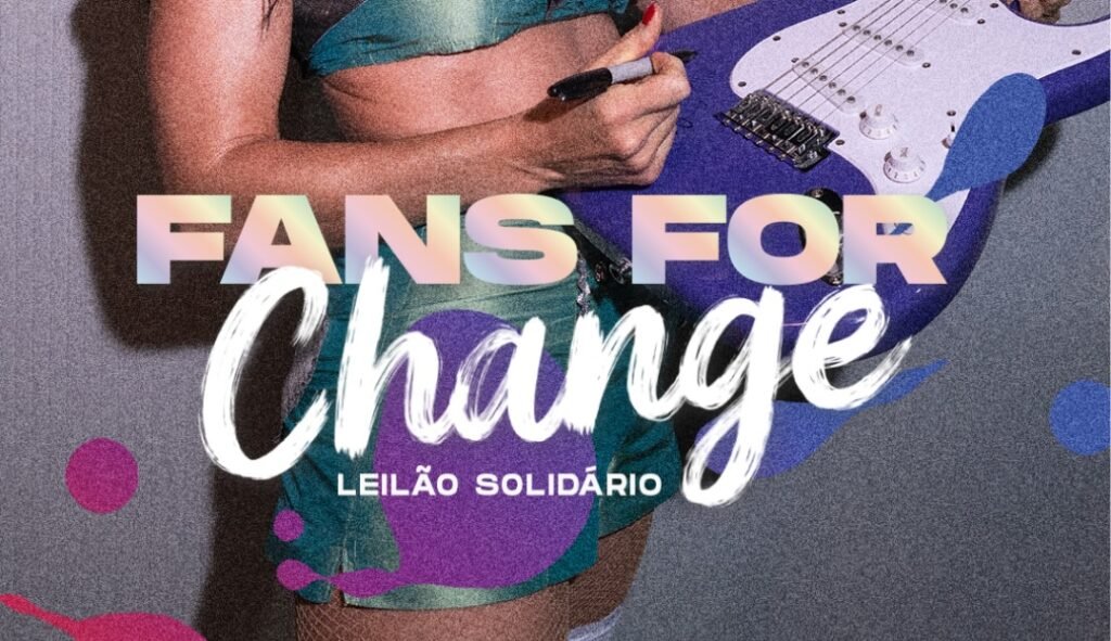 Rock in Rio promove nova edição do leilão Fans For Change por mundo sem fome