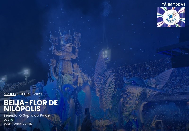 Beija-Flor 2027: Cláudio Patriarca leva magia amazônica pra Sapucaí