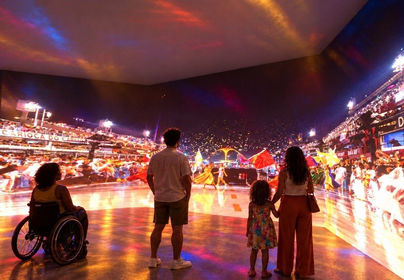 Cidade do Samba vai receber exposição imersiva inédita sobre o Rio Carnaval