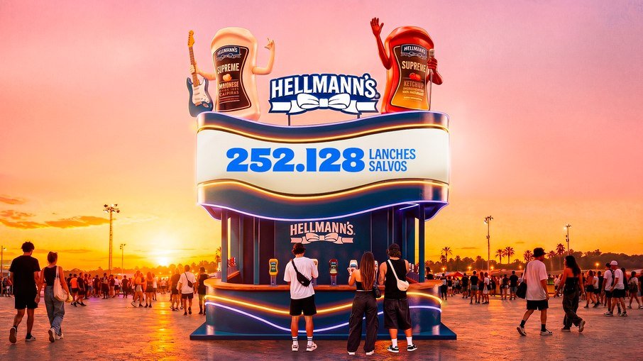 Hellmann's transforma molho em estratégia no Rock in Rio 2026