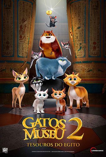 Gatos No Museu 2: Tesouros do Egito ganha trailer e data de estreia no Rio