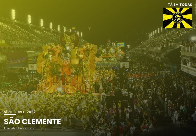 Chicão assume o canto da São Clemente no Carnaval 2027
