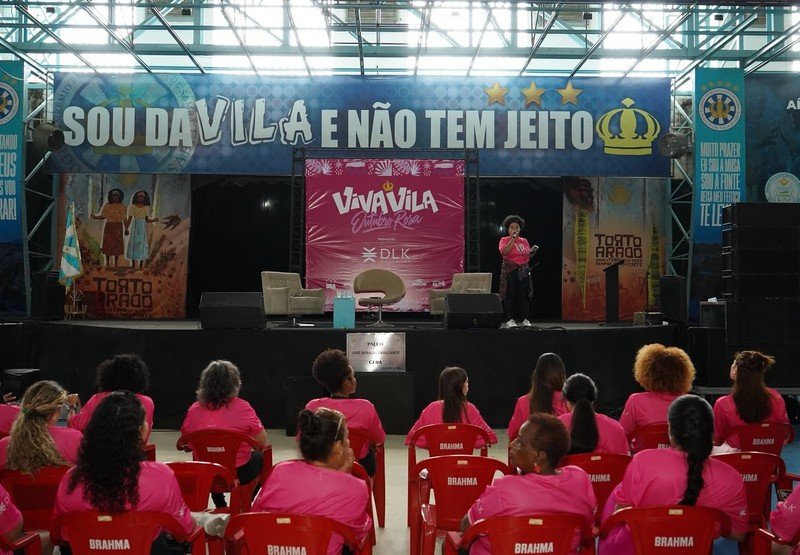 Viva Vila movimenta a quadra da azul e branco com foco na saúde da mulher