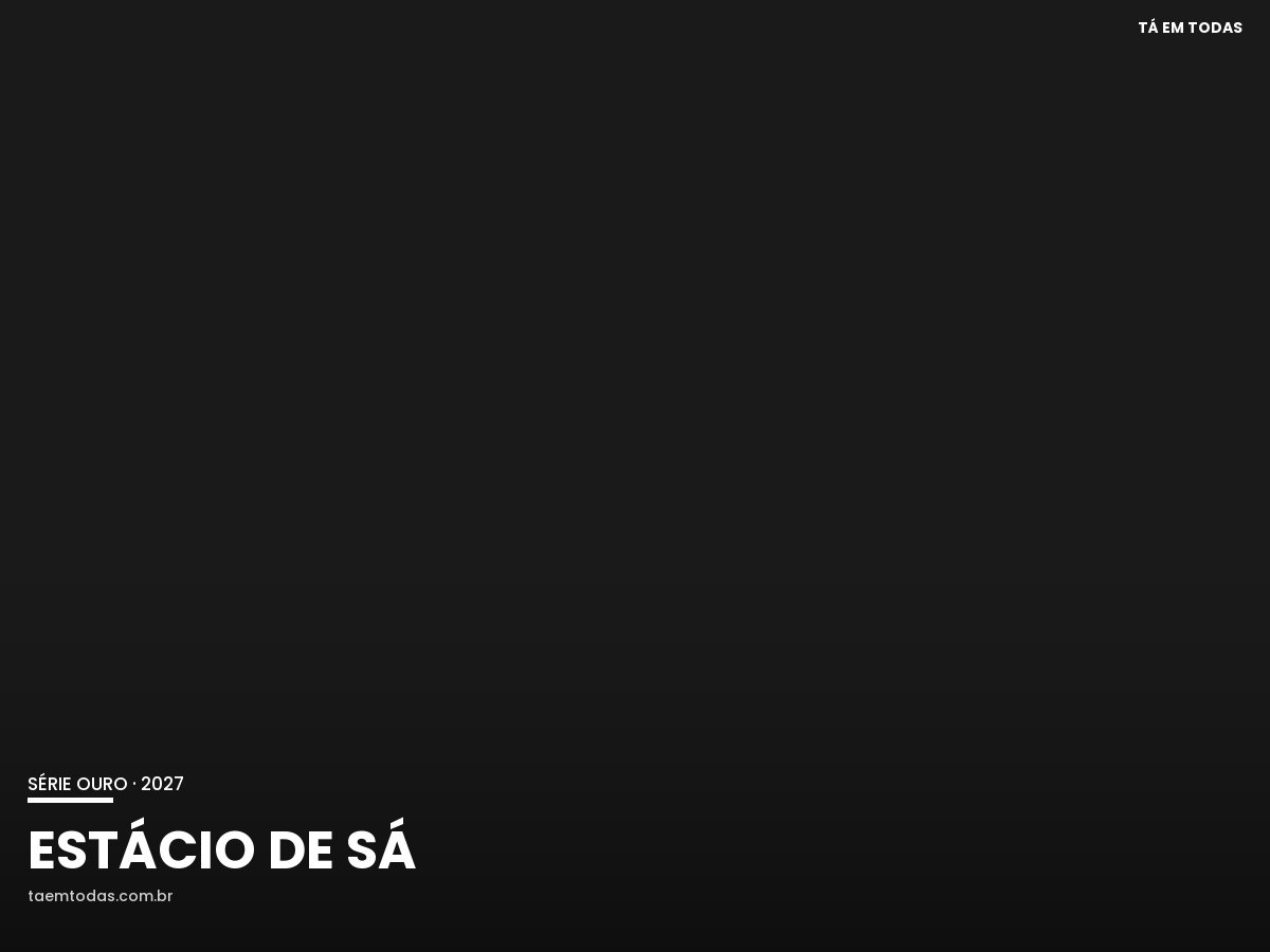 Estácio escolhe seus quatro finalistas para o samba de 2027