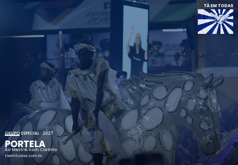 Portela chora de emoção ao homenagear Monarco no carnaval de 2027