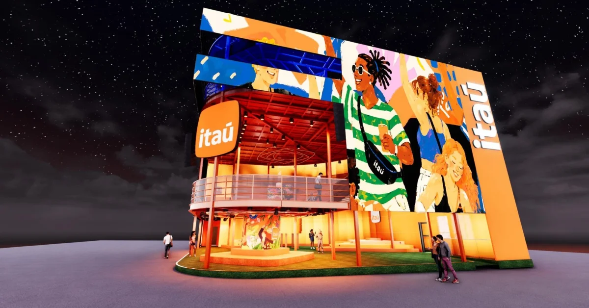 Itaú celebra 25 anos de Rock in Rio com Listening Club, Pavilhão de 3 andares e copos colecionáveis