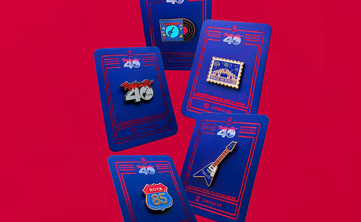 Icebrg lança coleção de pins especiais para o Rock in Rio 40 anos