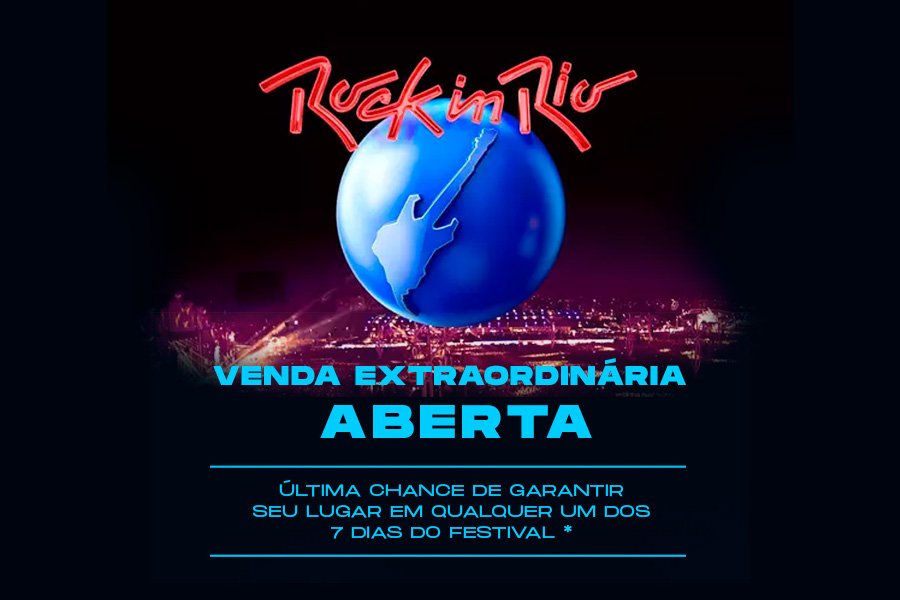 Rock in Rio abre venda extraordinária de ingressos para edição de 2026
