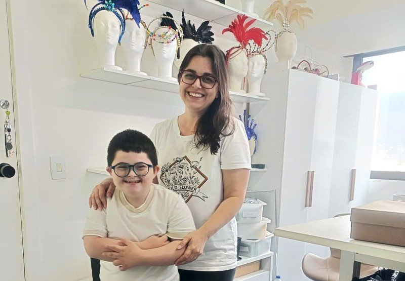 Musinho em ação! Gabriel Breia começa a fazer a fantasia pro Arranco